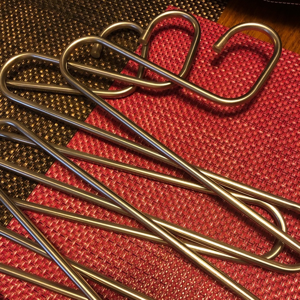 Lot of 4 Multi Hangers - 3 Metal Multi-Hangers, and 1 White Plastic Multi-Hanger